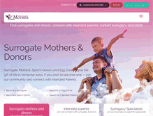 Tablet Screenshot of findsurrogatemother.com